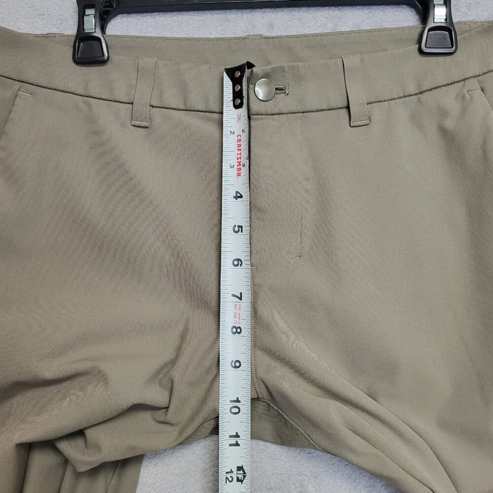 Lululemon Pants Mens 32x26 Brown ABC Classic Fit Warpstream Cut Off Distressed